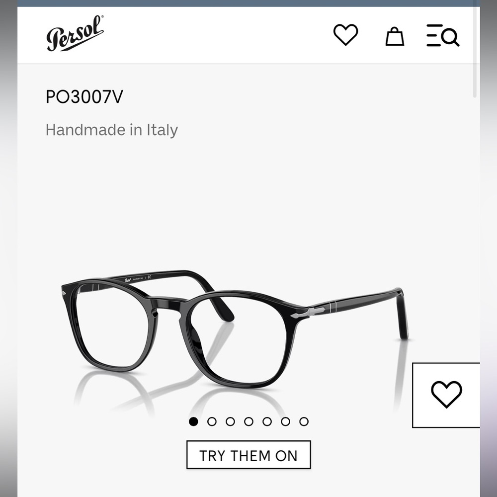 Persol Black Glasses